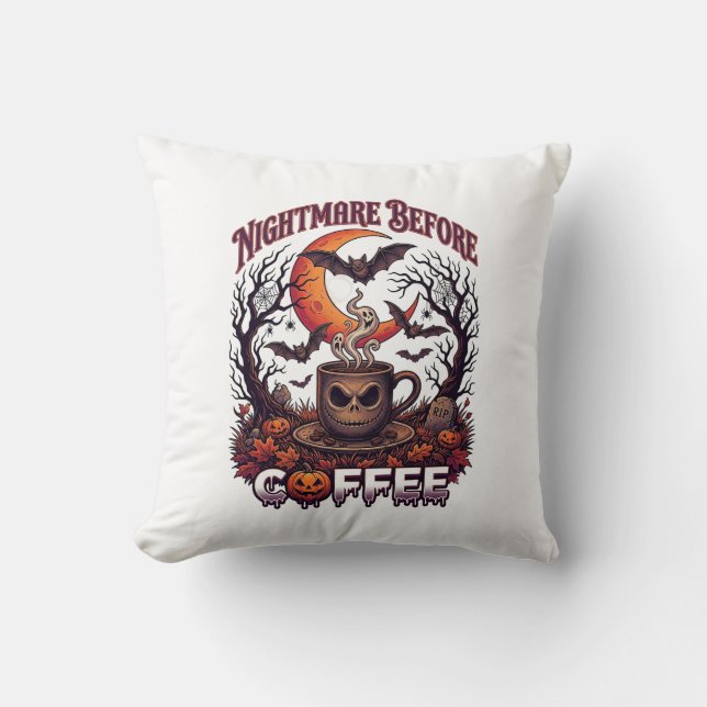 Coussin Cauchemar avant la tasse de crâne de Halloween de  (Recto)
