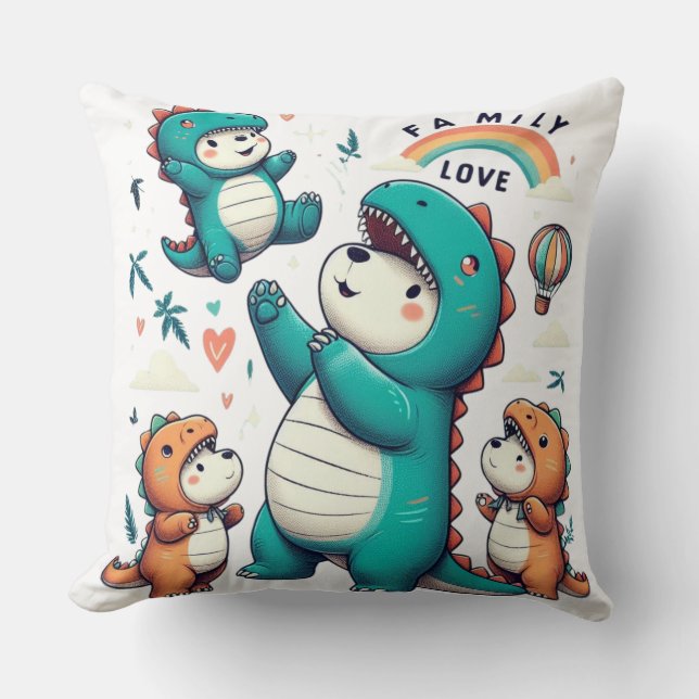 Coussin Caution DinoBear (Recto)