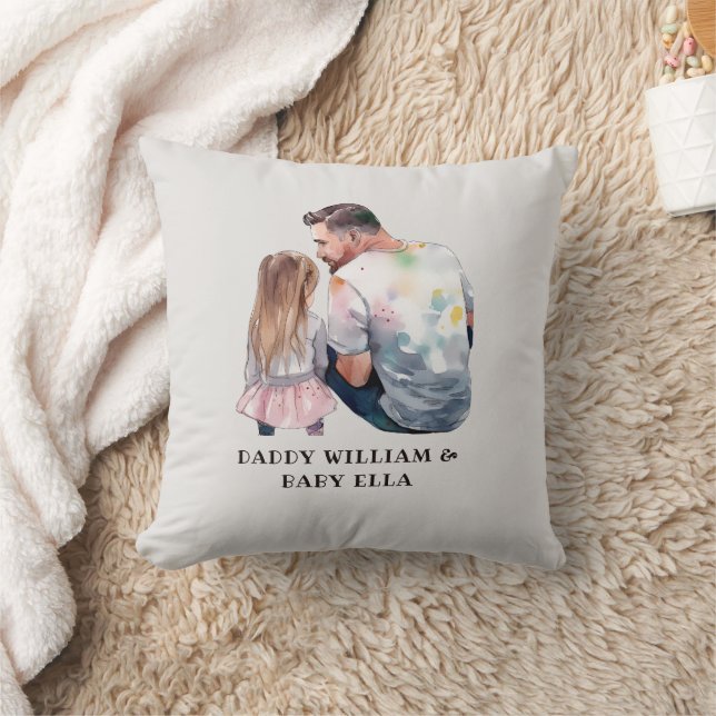Coussin Caution père et fille (5) (Couverture)