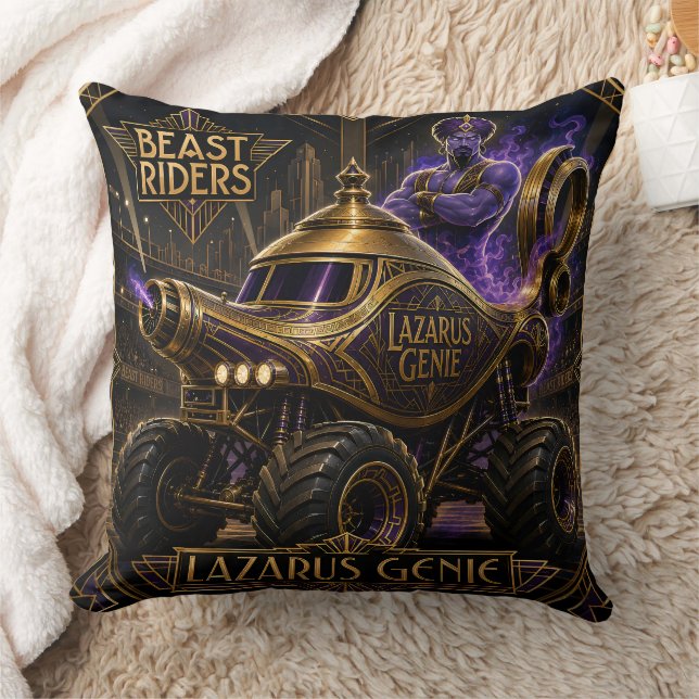 Coussin Cavalier de bête/Lazarus Génie/coussin (Couverture)