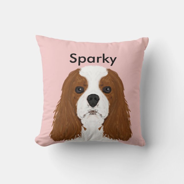 Coussin Cavalier King Charles Spaniel (Recto)
