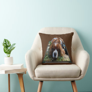 Coussin Cavalier Spaniel Popout Art, Cushion