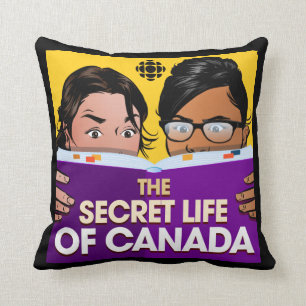 Coussin CBC The Secret Life of Canada
