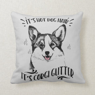 Coussin Ce n'est pas des cheveux de chien que c'est des