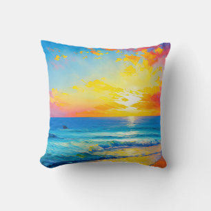 Coussin "Ce qui est dans l'eau".