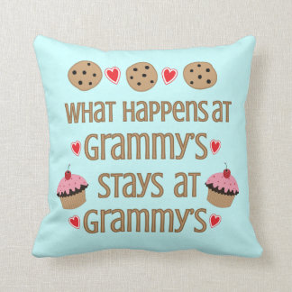 Coussin Ce qui se produit au carreau décoratif de Grammy