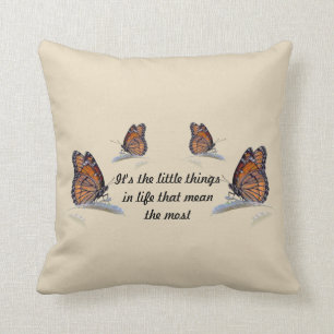 Coussin Ce sont les petites choses de la vie qui signifien