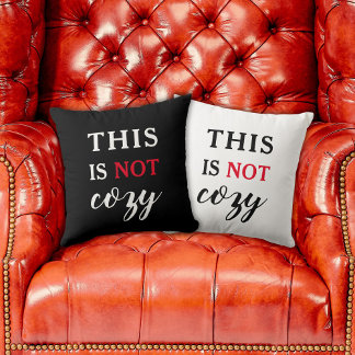 Coussin Ceci n'est pas un Citation drôle et Confortable No