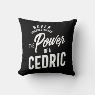 Coussin Cedric Nom personnalisé Cadeau Anniversaire