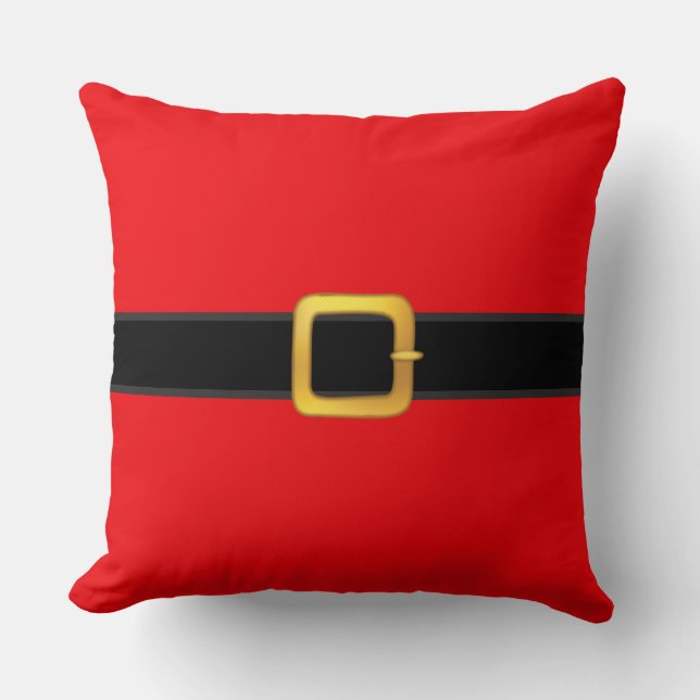Coussin Ceinture de Noël de Père Noël Belle (Recto)