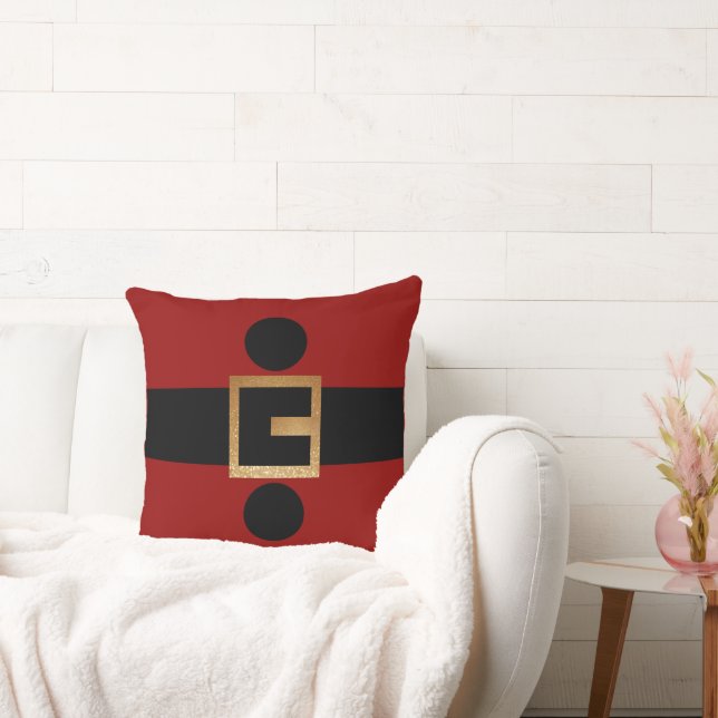 Coussin Ceinture de Noël de Santa – Cadeau de fête festif (Canapé)