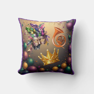 Coussin Celebrate Mardi Gras by Sommer Hamilton