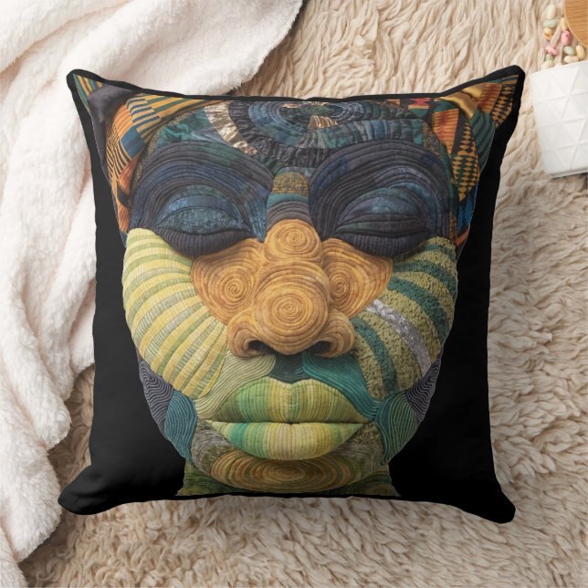 Coussin Celebrating Colorful Black Women Throw Pillow (Couverture)