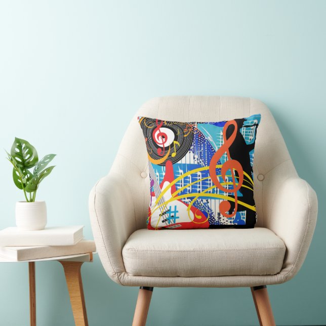 Coussin Célébration de la musique (Chaise)
