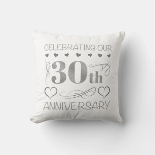 Coussin Célébration de notre 30e anniversaire