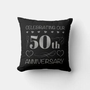 Coussin Célébration de notre 50e anniversaire