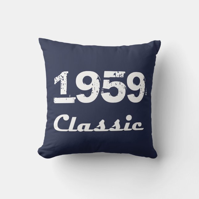 Coussin Célébration du 60e anniversaire de 1959 (Recto)