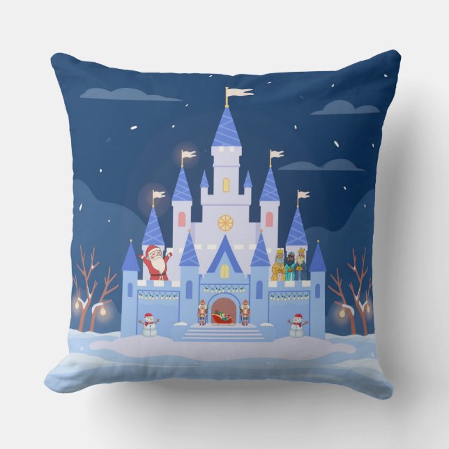 Coussin Célébration festive du château (Recto)