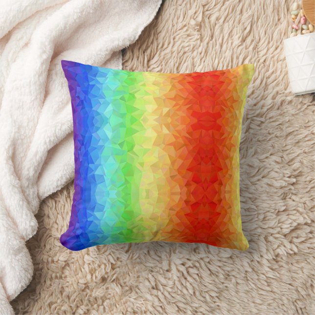 Coussin Célébrez la douceur et la couleur avec cet arc-en- (Couverture)