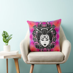 COUSSIN CELESTIEL MYSTIQUE JAPONAIS GEISHA SPIRIT