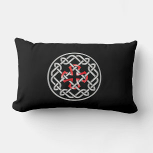 Coussin Celtic Knot Red Metallic Lumbar