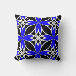 Coussin Celtic miroir (Bleu inversé)