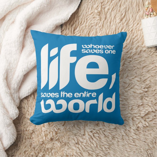 Coussin Celui qui sauve une vie (Couverture)