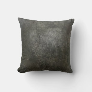 Coussin Cement Grunge foncé Gritty