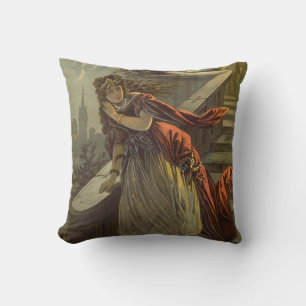 Coussin Cendrillon vintage, Contes Fairiques Victoriennes