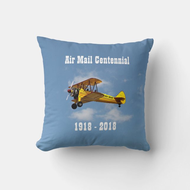 Coussin Centre historique du service de courrier aérien (Recto)