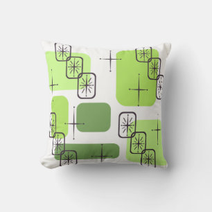 Coussin Centre-siècle moderne Chartreuse verte