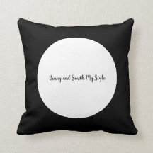 Cercle blanc sur Benny noir et Smith mon style