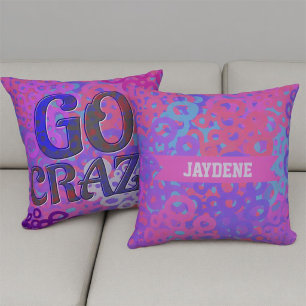 Coussin Cercle chevauchant de couleurs vives