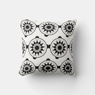 Coussin Cercle de culture géométrique futuriste Mandala