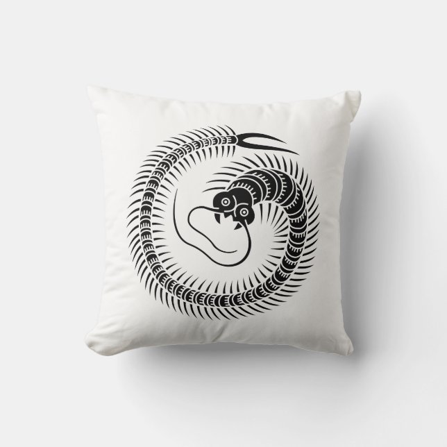 Coussin Cercle de mille-pattes (Recto)