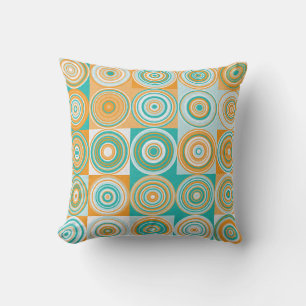 Coussin Cercles colorés aléatoires : Arrière - plan artist