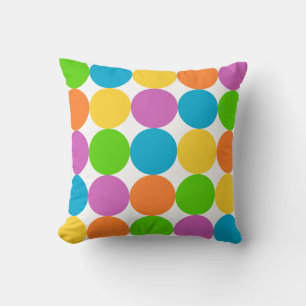 Coussin Cercles colorés Les enfants Jettent l'oreiller