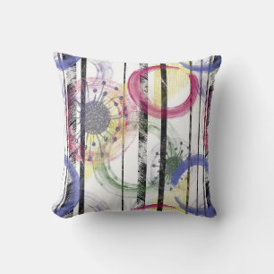 Coussin Cercles multicolores