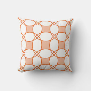 Coussin Cercles vintages Art : Motif géométrique transpare