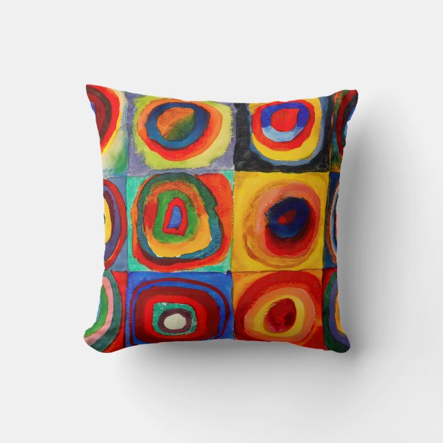 Coussin Cercles Wassily Kandinsky (Recto)