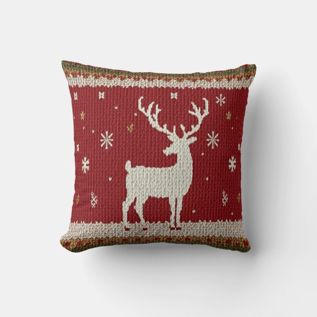 Coussin cerf (Recto)