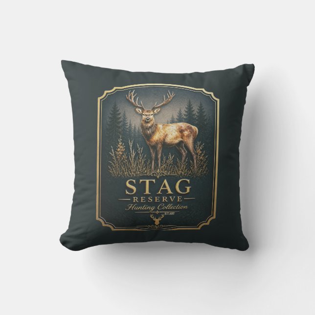COUSSIN CERF – COLLECTION DE CHASSE  (Recto)