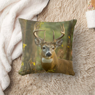 Coussin Cerf de Virginie Buck Whitefish, Montana