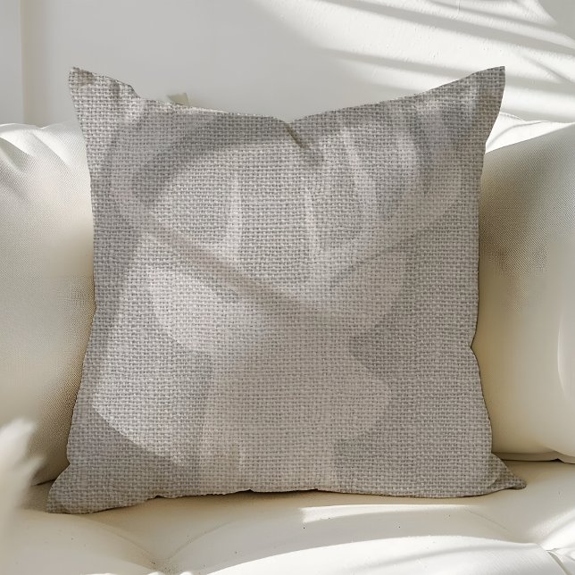 Coussin Cerf Rustique Gris Buck Burlap Jeu d'oreillers (Créateur téléchargé)