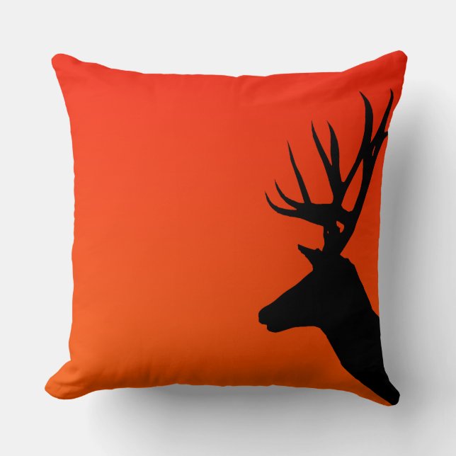 Coussin Cerfs au coucher du soleil (Recto)