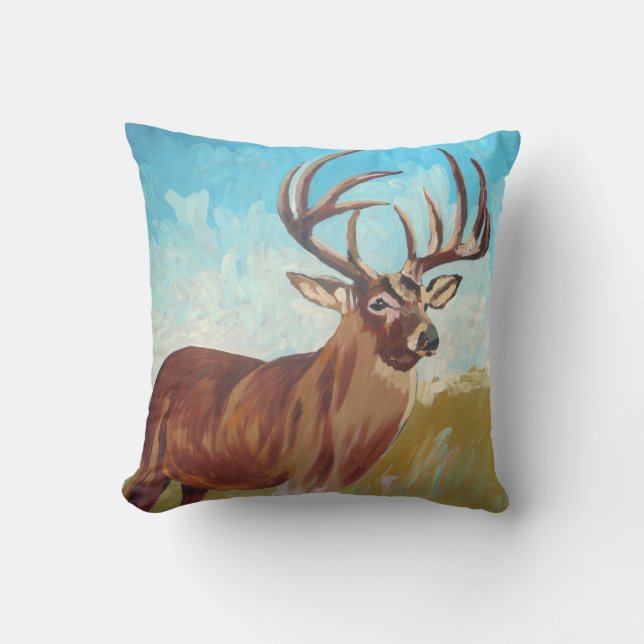 Coussin Cerfs communs (Recto)