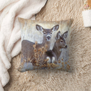 Coussin Cerfs Mulets Sauvages Couple Californie