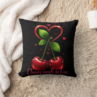 Coussin Cerise Beaucoup d'Amour