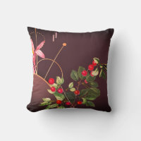 Cerises botaniques de Bourgogne Abstraite Contexte