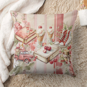 Coussin Cerises Douces d'Été